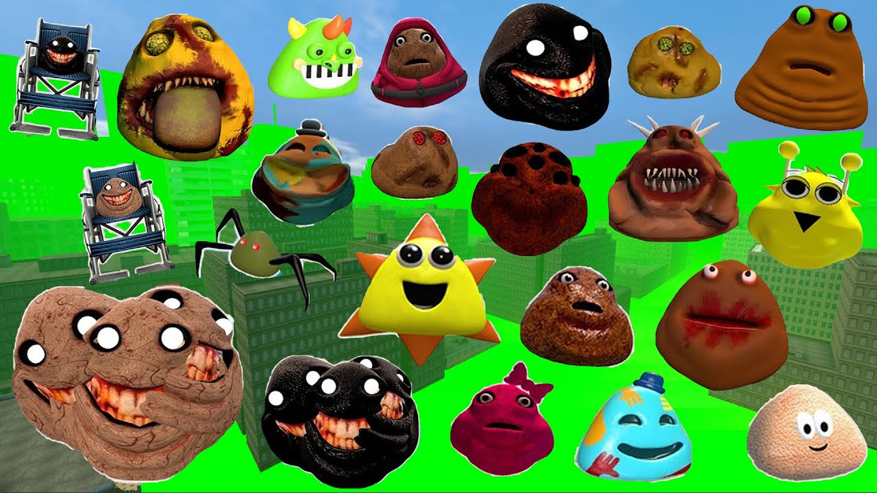 DESTROY ALL NEW 3D POU BOU'S REVENGE & ITALIAN BRAINROT FAMILY in 💥TOXIC BIG Garry's Mod