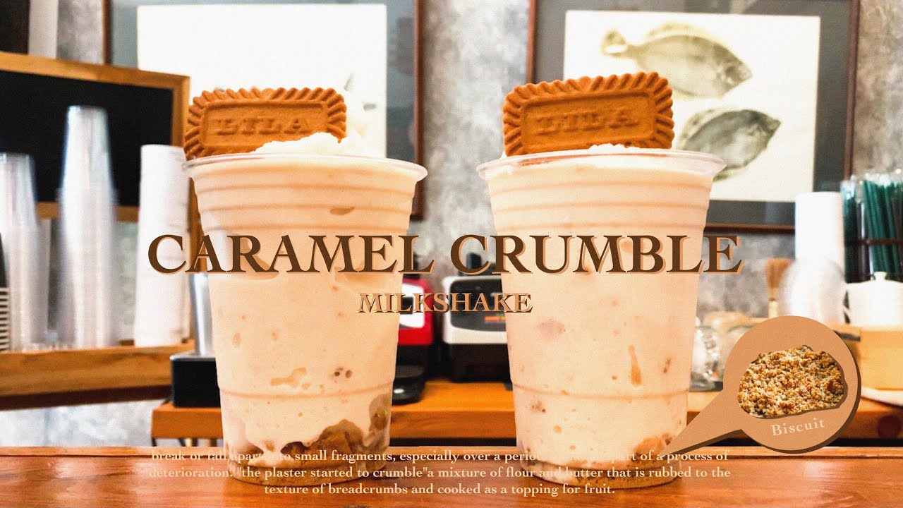 I’m come back with CRUMBLE 🍪🥛✨ Cafe Vlog Ep 38  #cafevlog #คาเฟ่vlog #카페브이로그#음료제조