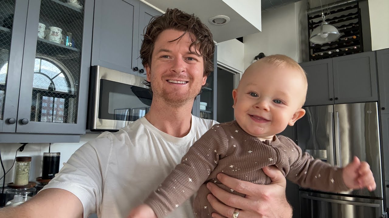 IRL stay at home Dad taking care of son ￼
