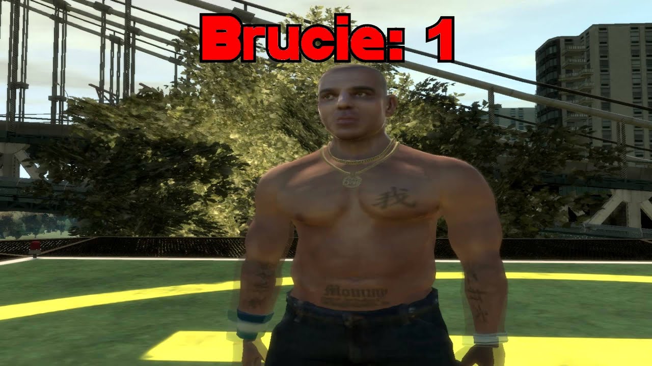 Drunk contest: Brucie vs Roman (GTA IV)