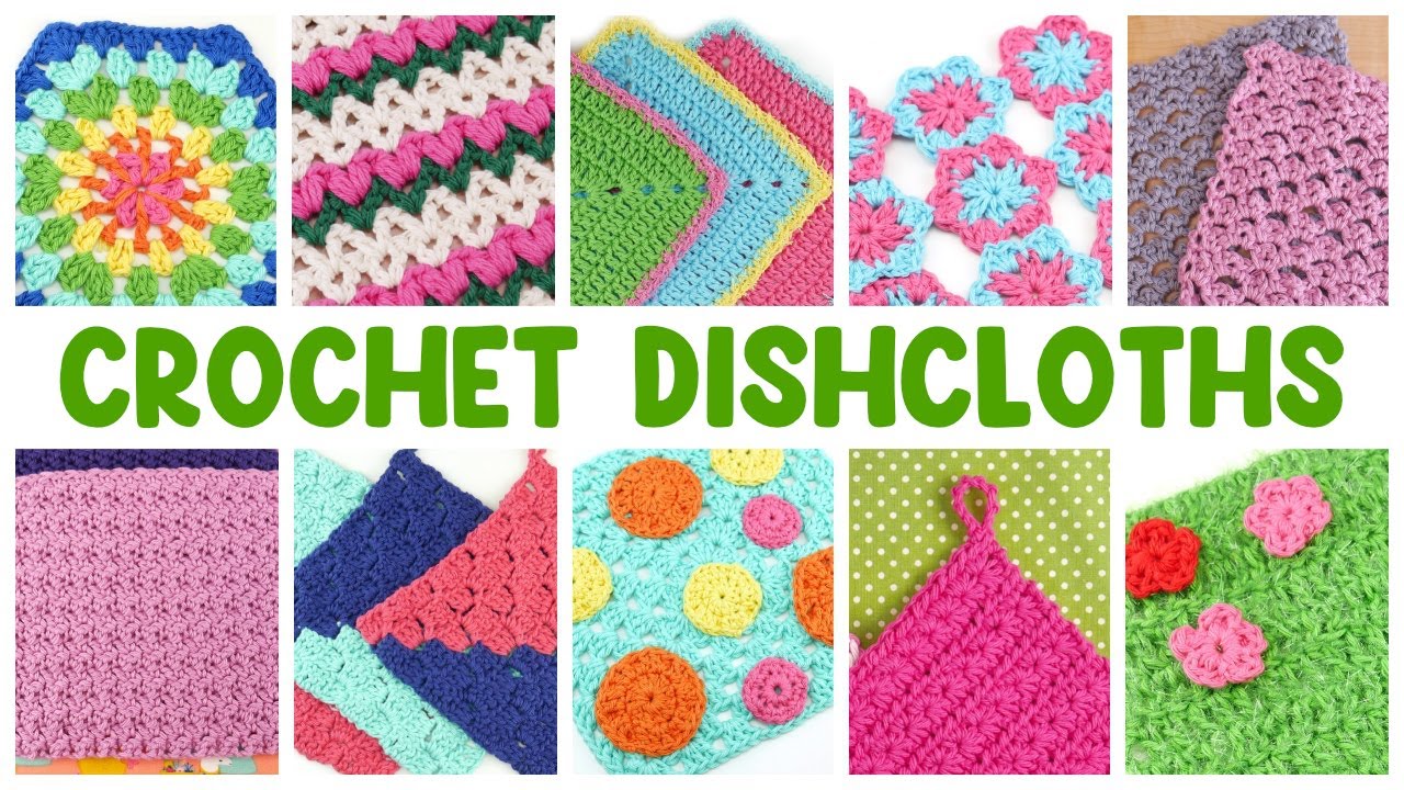 10 Best Crochet DISHCLOTHS (So Fast and Easy!)