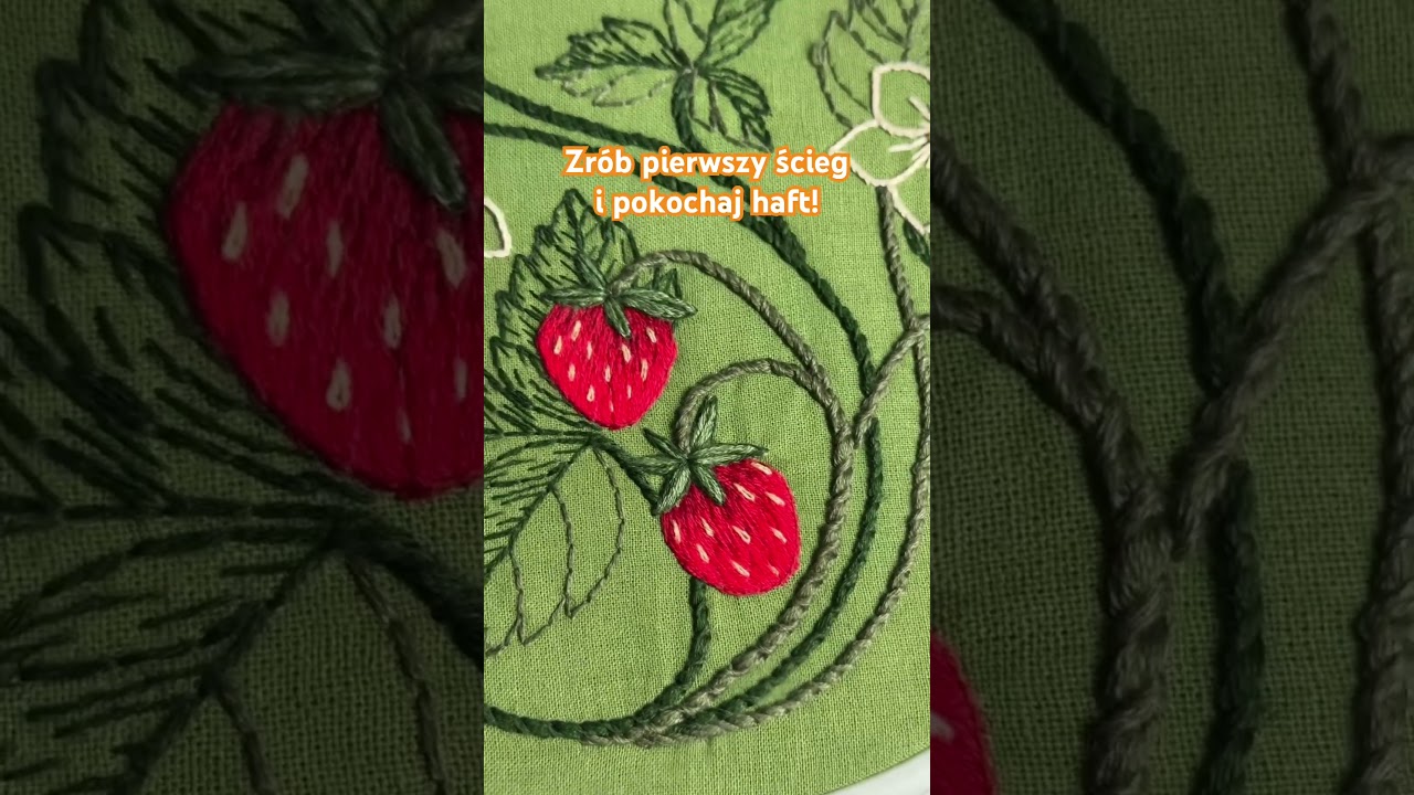 Naucz się podstaw haftu na marcowych darmowych warsztatach online 🍓