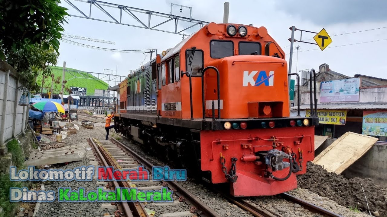 Lokomotif Merah Biru Dinas Ka Lokal Merak | Arsip 2025