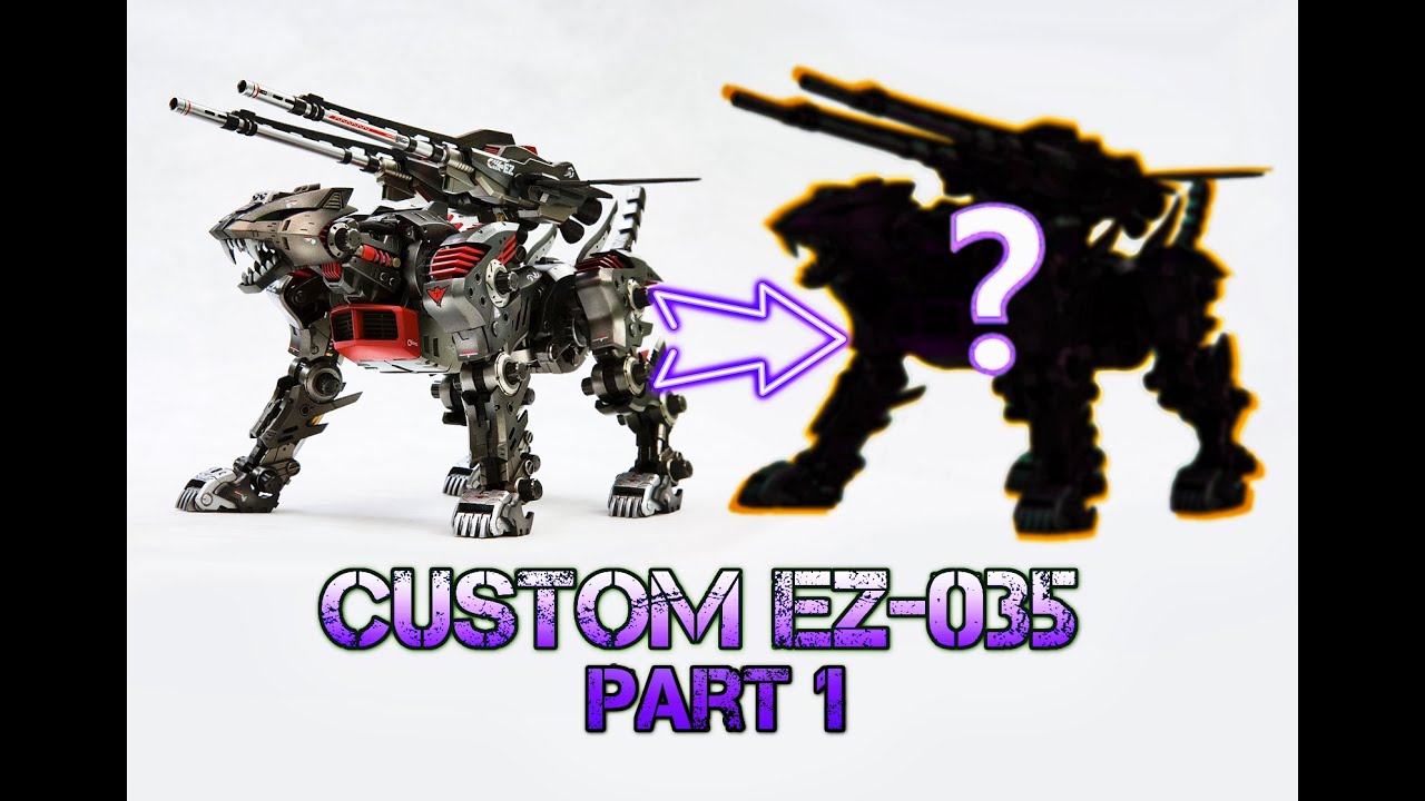 1/72 Kotobukiya Zoids Lightning Saix Custom Build - Part 1 - Base Coat & Build