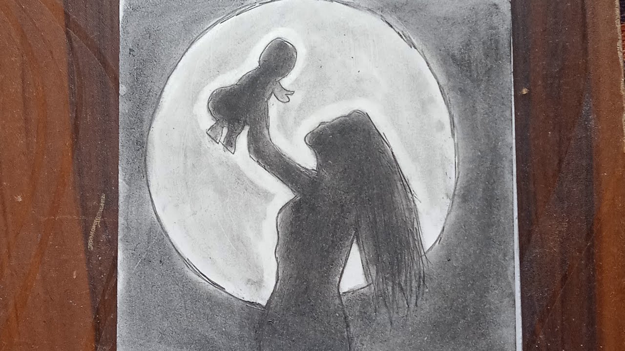 How To Draw Mom And Baby? Mom Aur Baby Kaise Banaye?