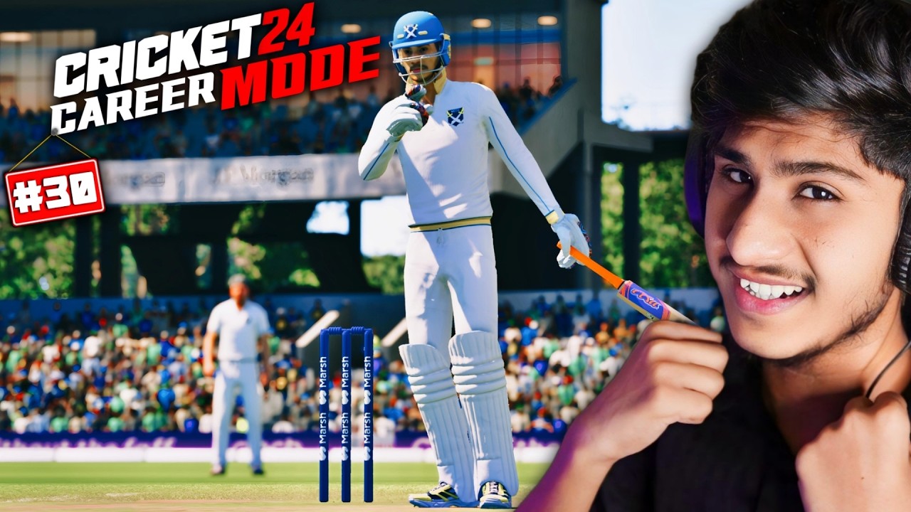 SINGLE HANDED PERFORMANCE | CRICKET 24 CAREER MODE GAMEPLAY #30