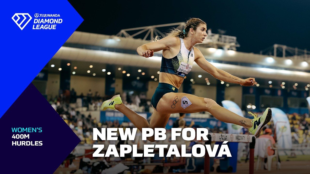 Emma Zapletalov&aacute; STORMS TO world lead in Doha 400m hurdles - Wanda Diamond League