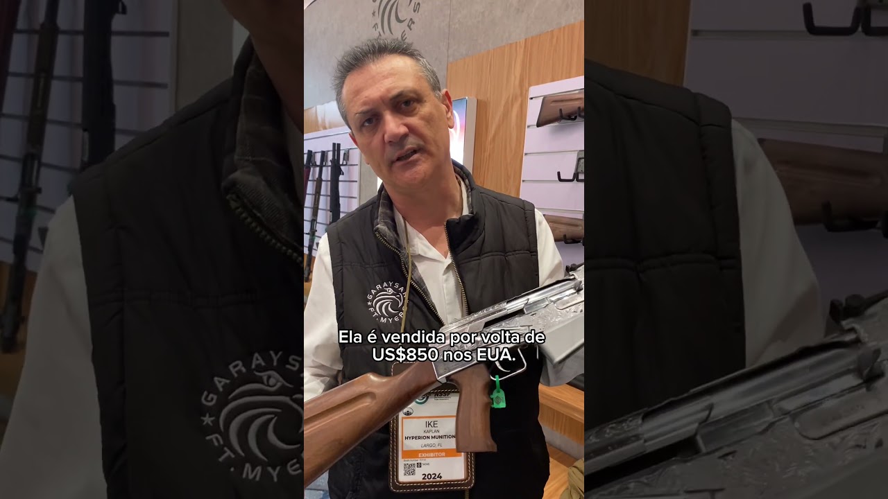 Calibre 12 em plataforma AK, feita &agrave; m&atilde;o - sonho de qualquer um! #SHOTshow - Parte 3 #shotgun