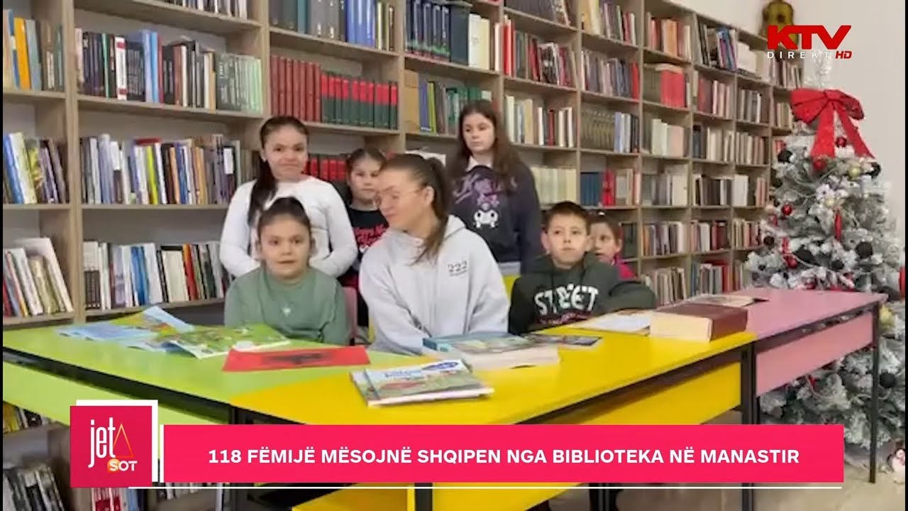 118 fëmijë mësojnë shqipen nga biblioteka në Manastir