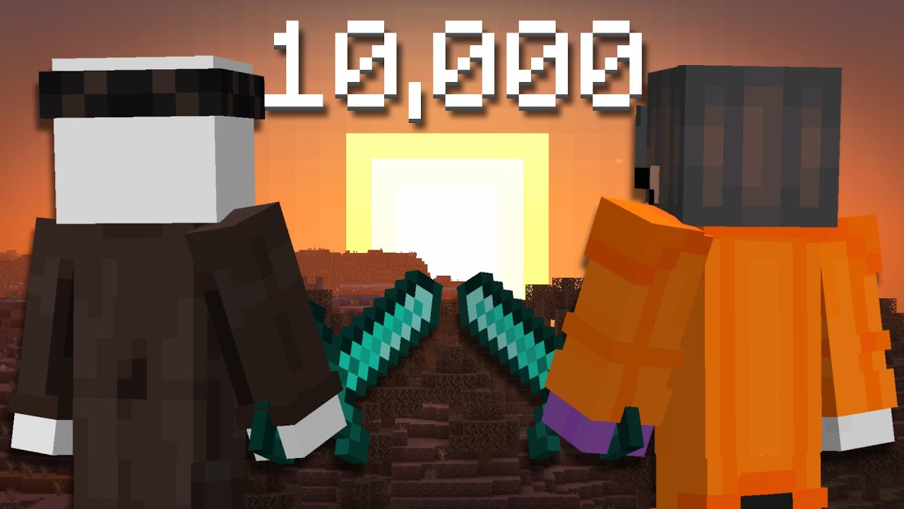 Travelling 10,000 Blocks With No Armor
