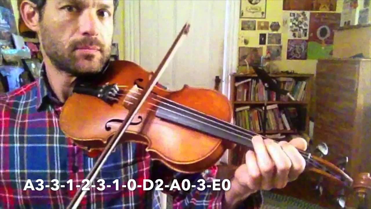 John Ryan's Polka - Basic Fiddle Lesson (with finger illustrations)