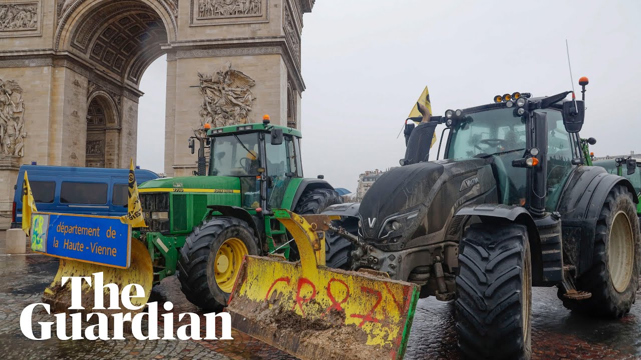 French farmers descend on Paris to protest against Mercosur deal