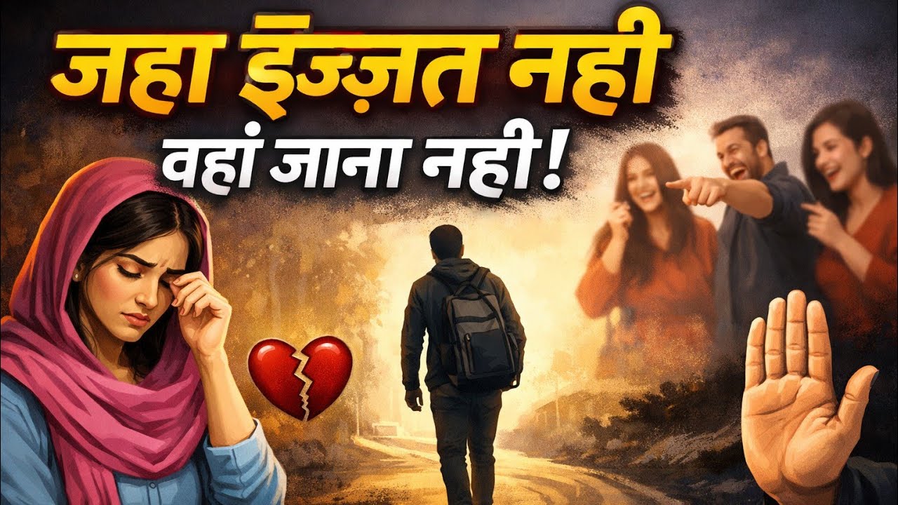 Jaha इज्जत Nhi वहा jana नही || best motivation quotes for hindi  