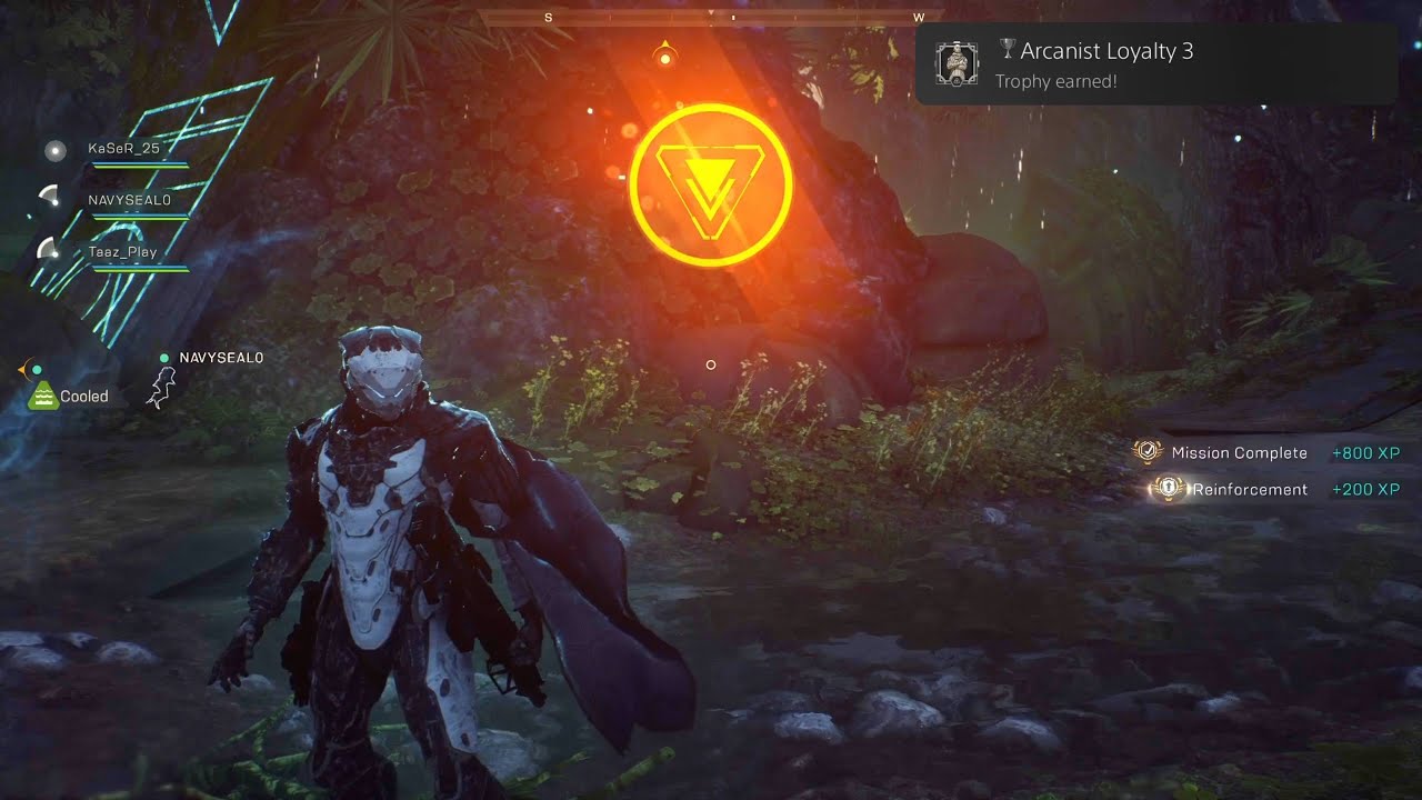 Anthem Arcanist Loyalty 3 Trophy (Complete tasks to aid the Arcanist cause)