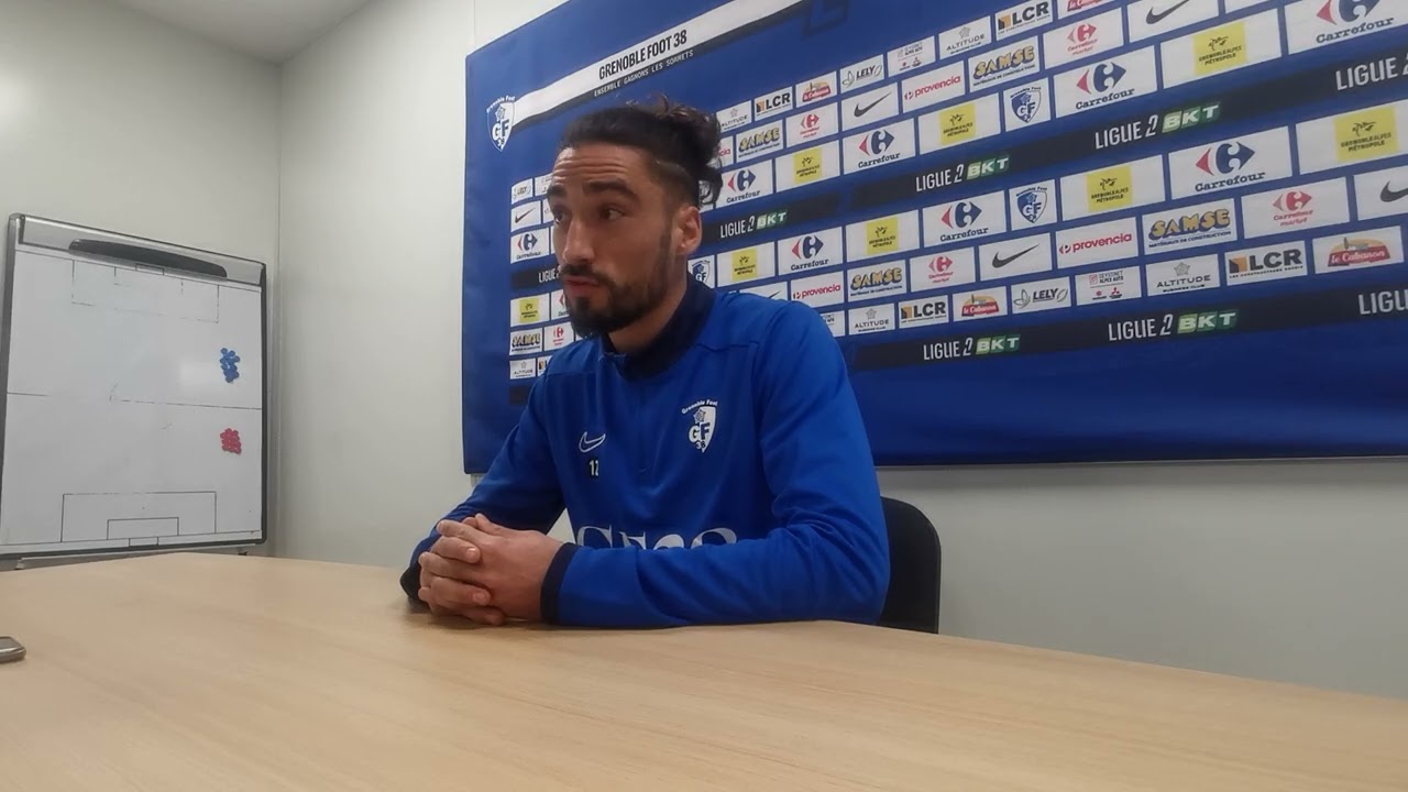 Point presse. Ugo Bonnet avant GF38 - Stade de Reims