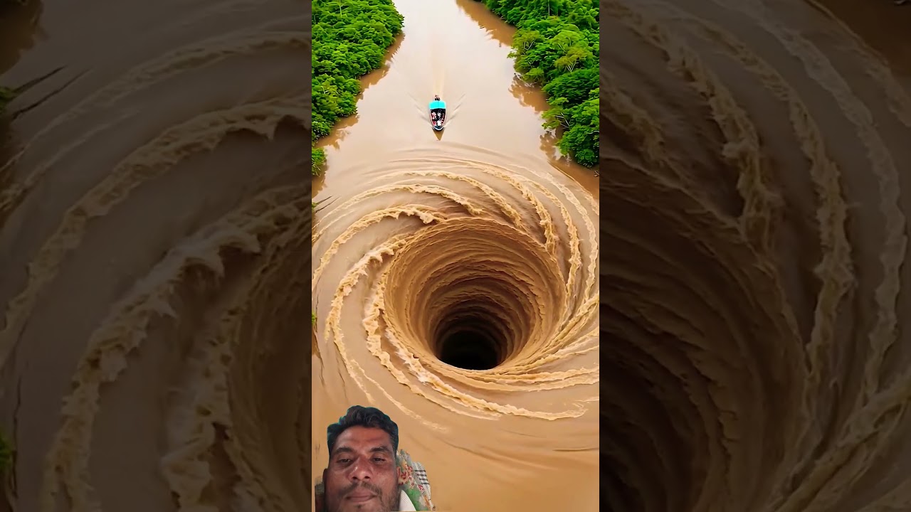 OMG 😱😱😱 यह पानी का बवंडर तो बहुत खतरनाक है #nature #trending #viralvideo #short #shortsviral