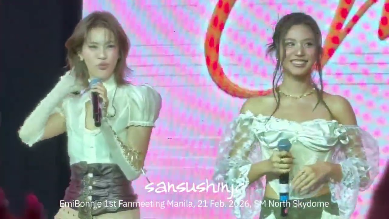 EmiBonnie 1st Fanmeeting in Manila, 21 Feb. 2026, SM North Skydome