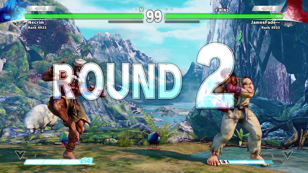 STREET FIGHTER V - Necrim (Dhalsim) vs JamesFade-- (Ryu) - Ranked Match