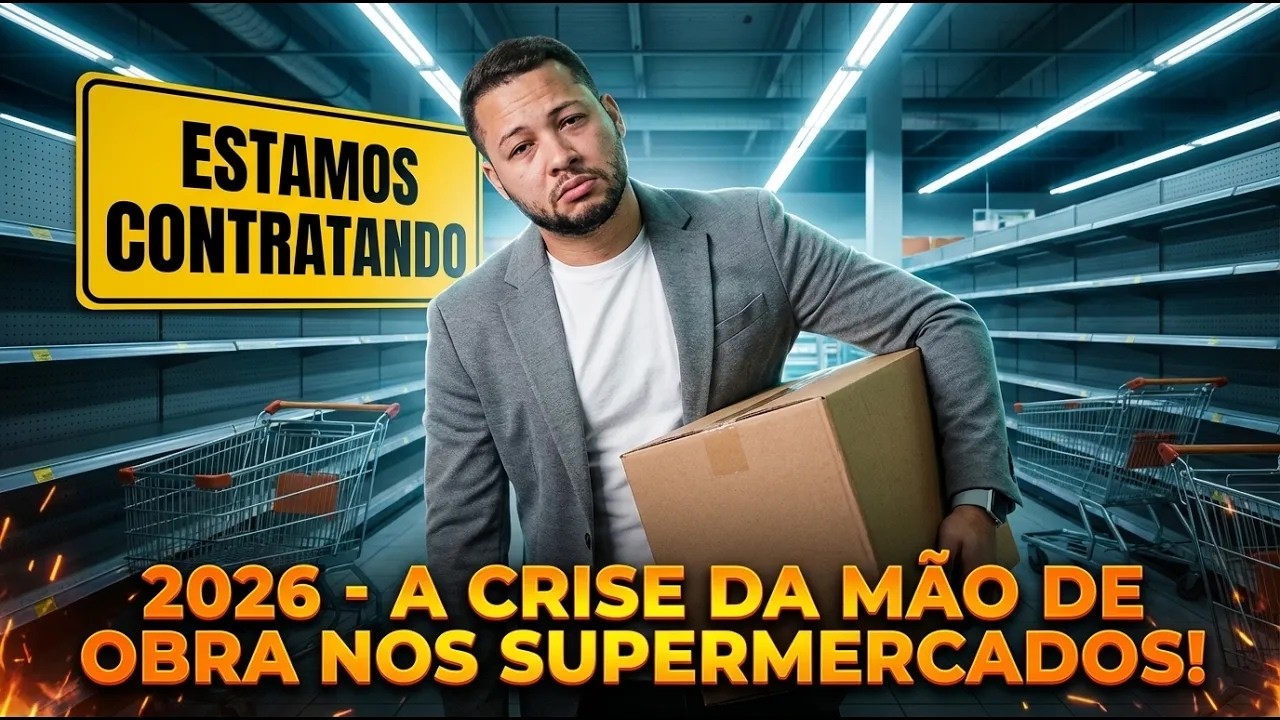 2026 - A CRISE DE MÃO DE OBRA NOS SUPERMERCADOS