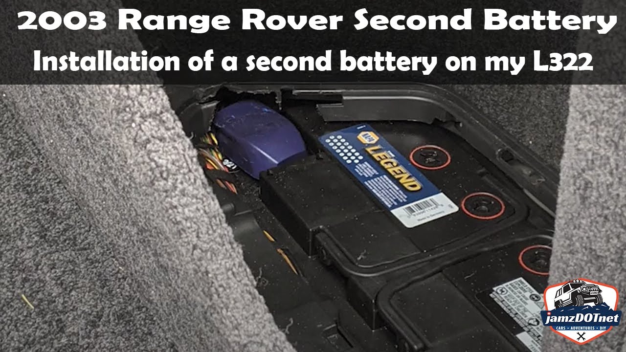 2003 Land Rover Range Rover L322 second battery (battery drain) | Range rover l322 battery