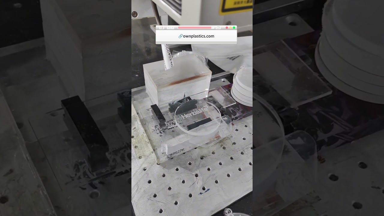 Laser Marking on Acrylic | Custom Service #lasermarking #customacrylic #oem #plasticfabrication