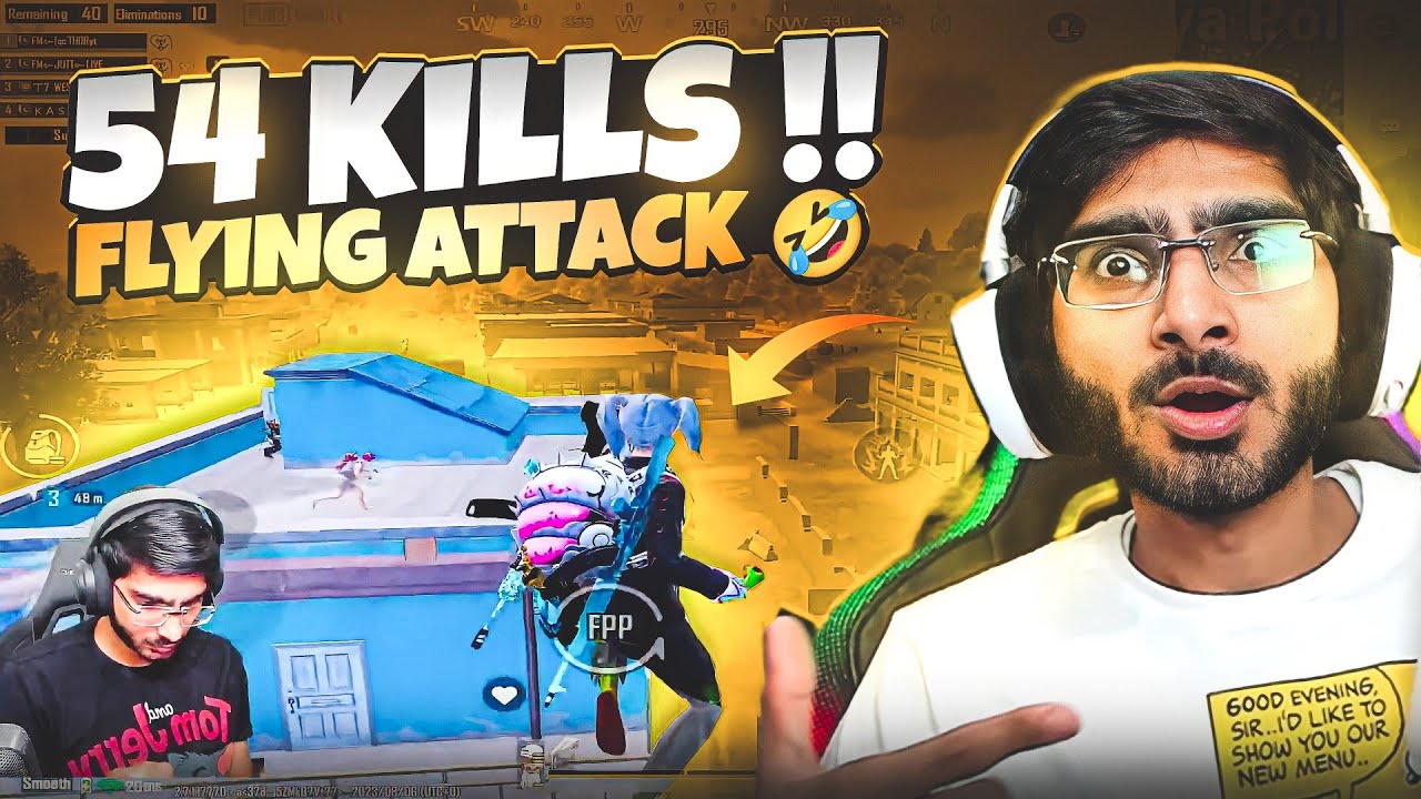 54 KILLS INTENSE FIGHT 😡 PUBG MOBILE