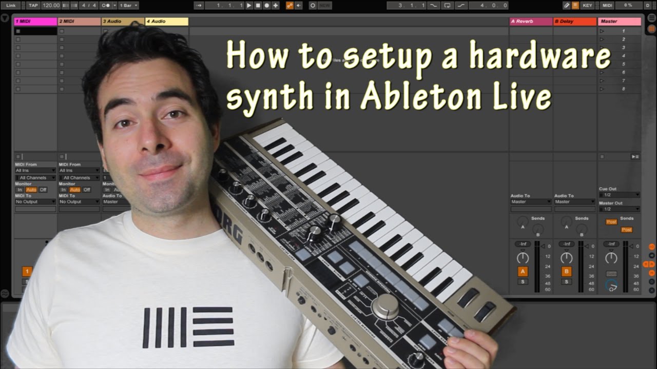 How to setup a hardware synth in Ableton Live