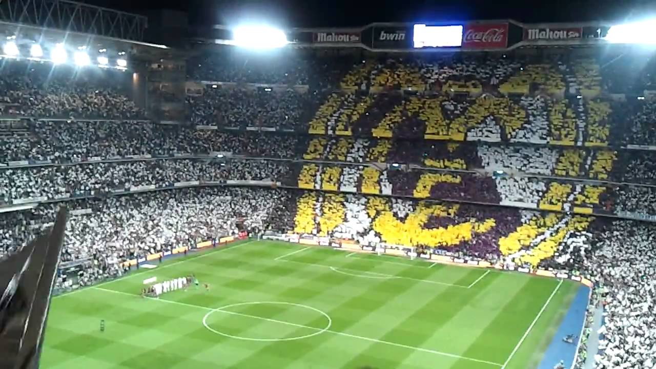 Real Madrid - Barcelona Mosaico Tifo 16-4-2011