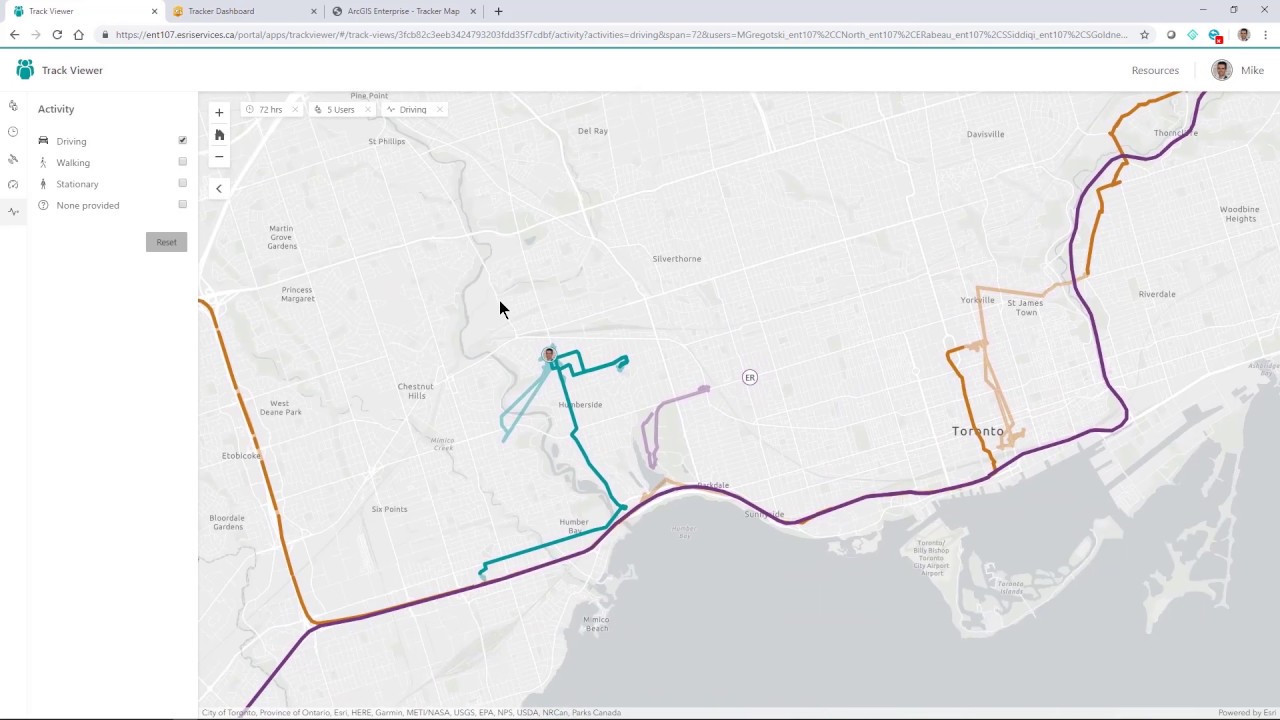 Location Tracking in the ArcGIS Platform