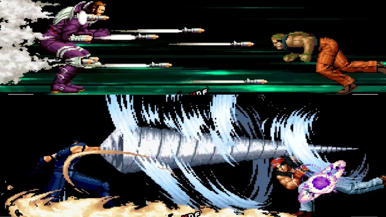 Ralf Tackle Detener Poderes vs Varios personajes y Bosses KOF 2002 UM Completo #kofnodead #kof2002um
