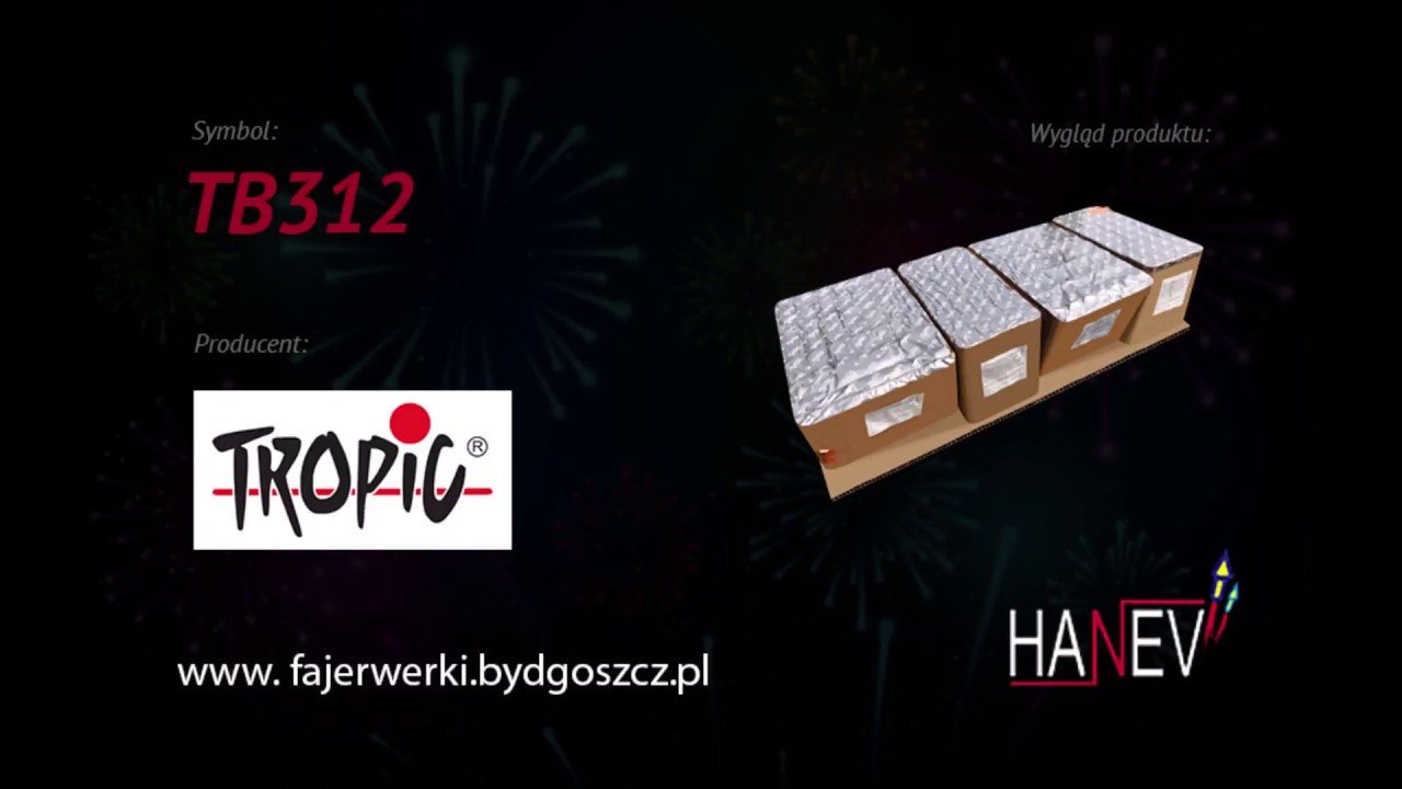 wyrzutnia TROPIC TB312 COMPOUND CAKE