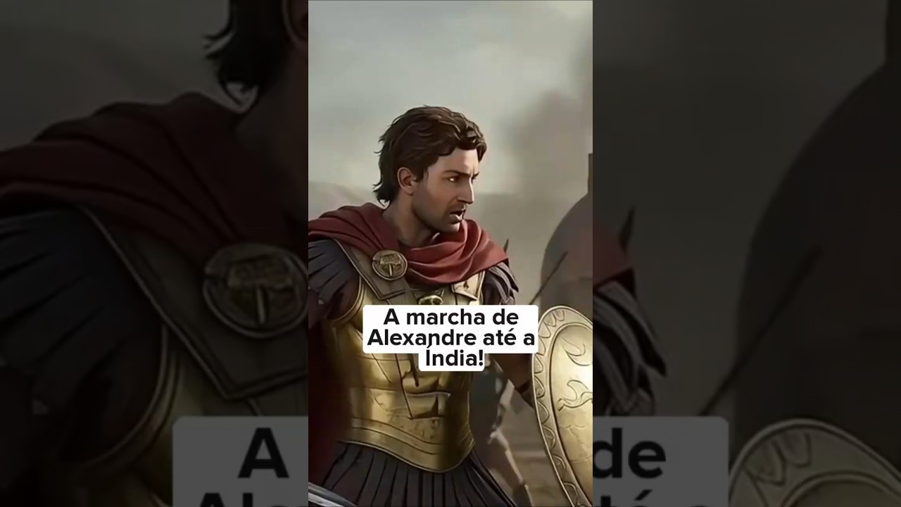A marcha de Alexandre at&eacute; a &Iacute;ndia! #alexandreogrande #lendas #historia #conquista #osprotagonistas