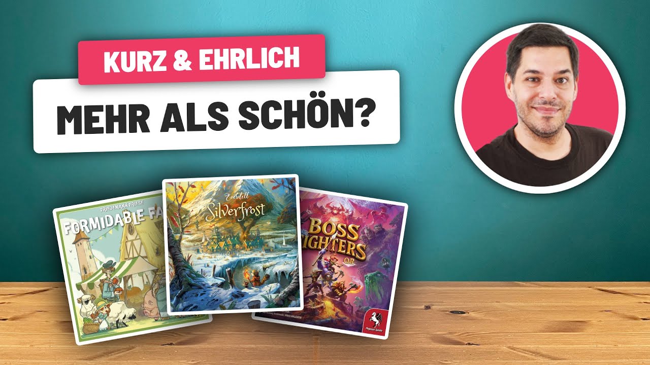 Wunsch erfüllt, endlich meine Meinung zu diesen Brettspiel Neuheiten!