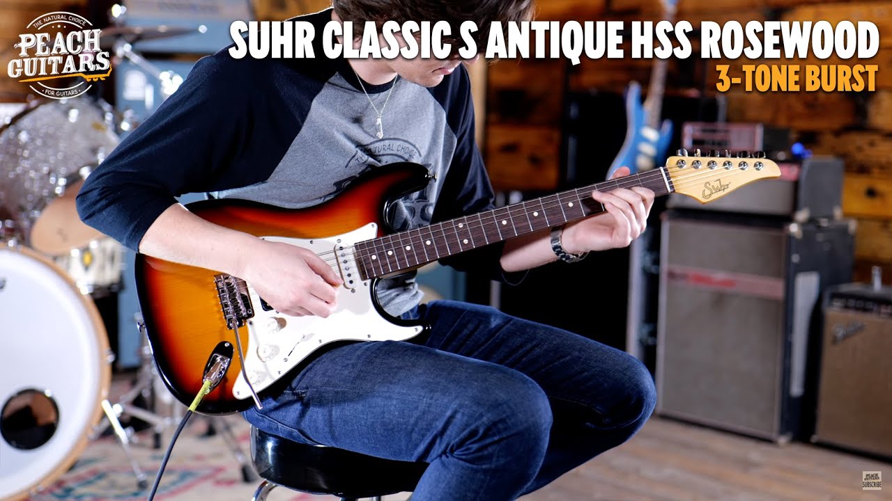 No Talking...Just Tones | Suhr Classic S Antique HSS 3 Tone Burst Rosewood