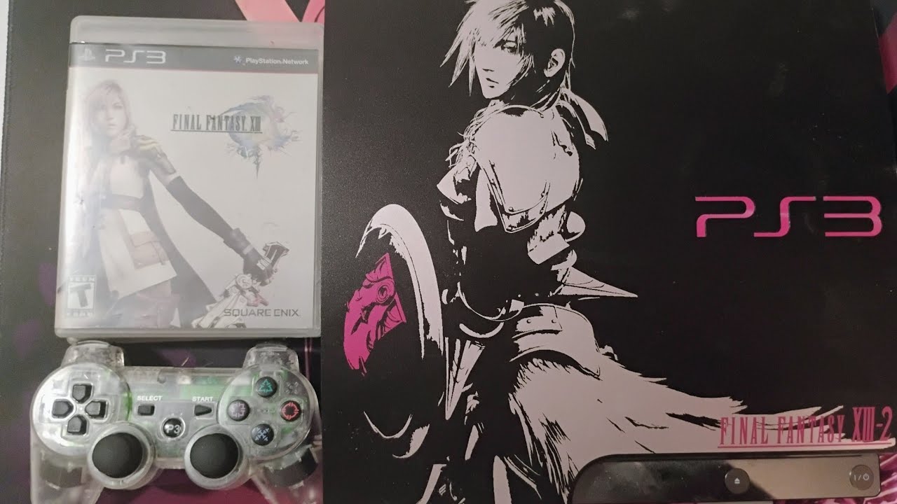 PS3 FF13 SKIN UNBOXING JAPANESE EXCLUSIVE 
