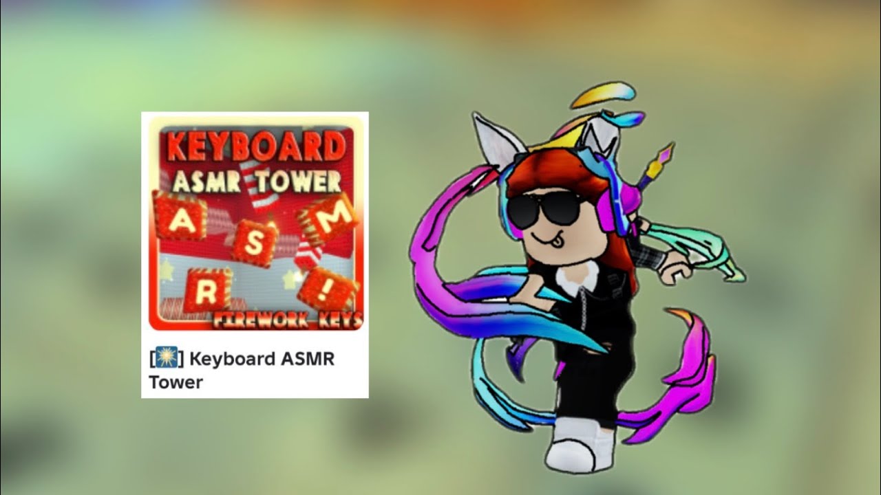 *SATISFYING* Roblox Keyboard ASMR Tower