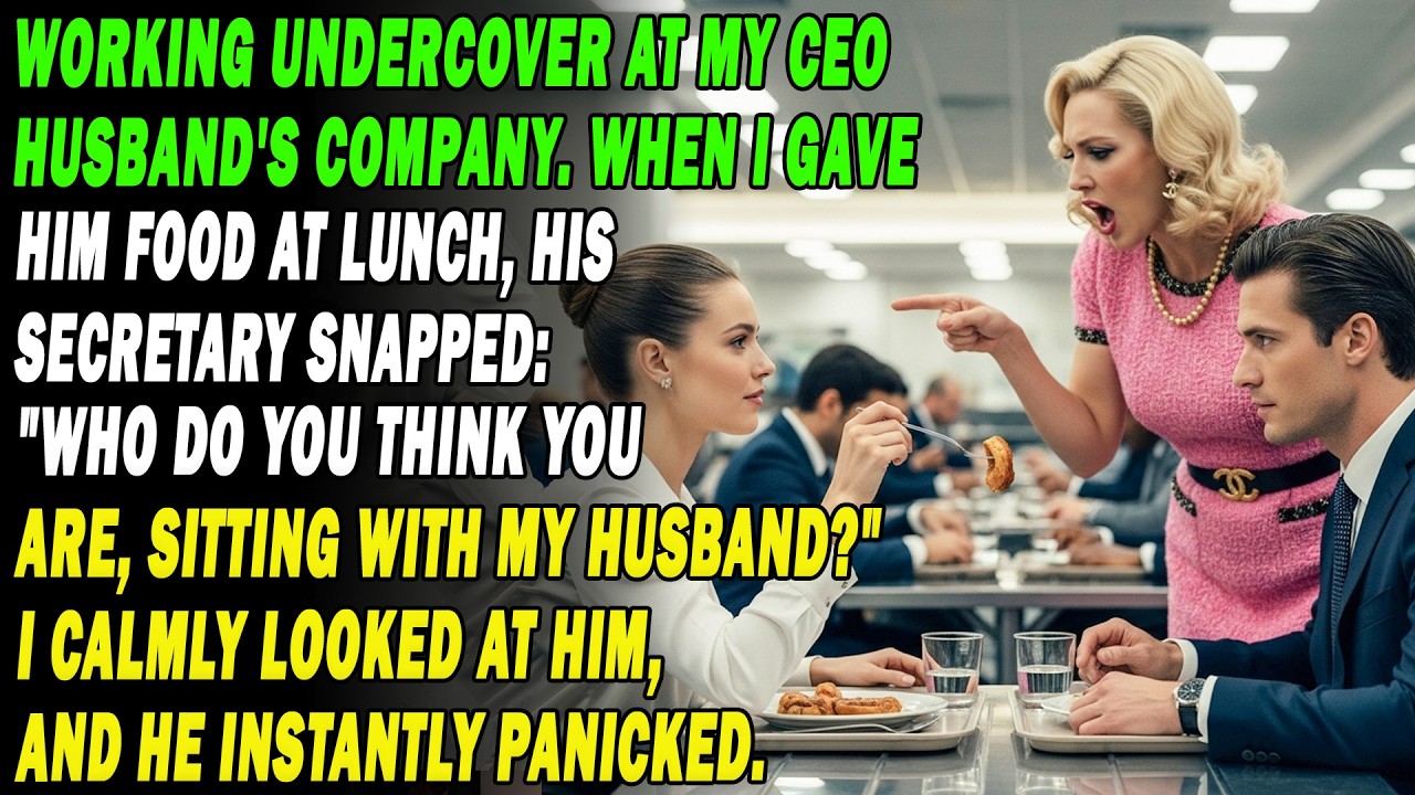 I Went Undercover At My Billionaire Hubby's Hq. When I Sat With Him At Lunch🕛 His Mistress Yelled😏