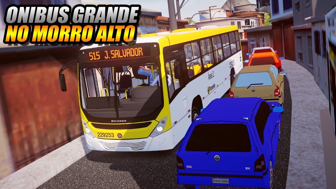 RUAS ESTREITA DO MORRO ALTO COM ONIBUS GRANDE !!! PROTON BUS SIMULATOR - G27