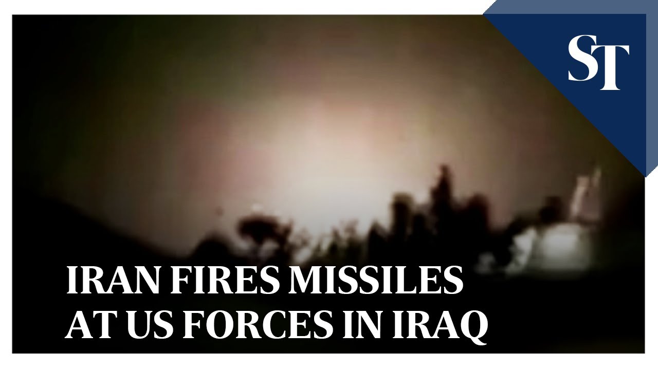 Iran fires missiles at US forces in Iraq