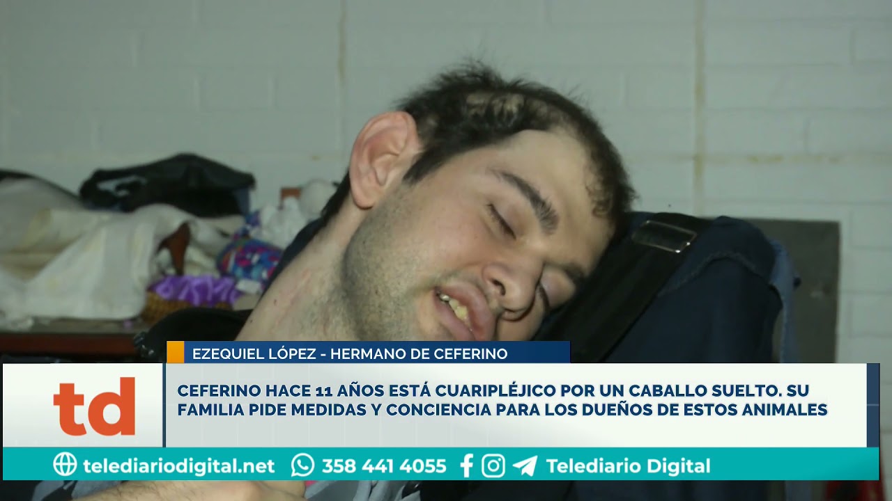 Ceferino hace 11 a&ntilde;os que est&aacute; cuadripl&eacute;jico por un caballo suelto