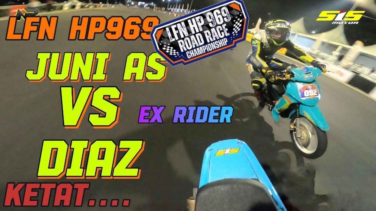 POV GoPro Race EX RIDER Diaz VS Juni As LFN HP969 Road Race Championship 2024 GBT Surabaya