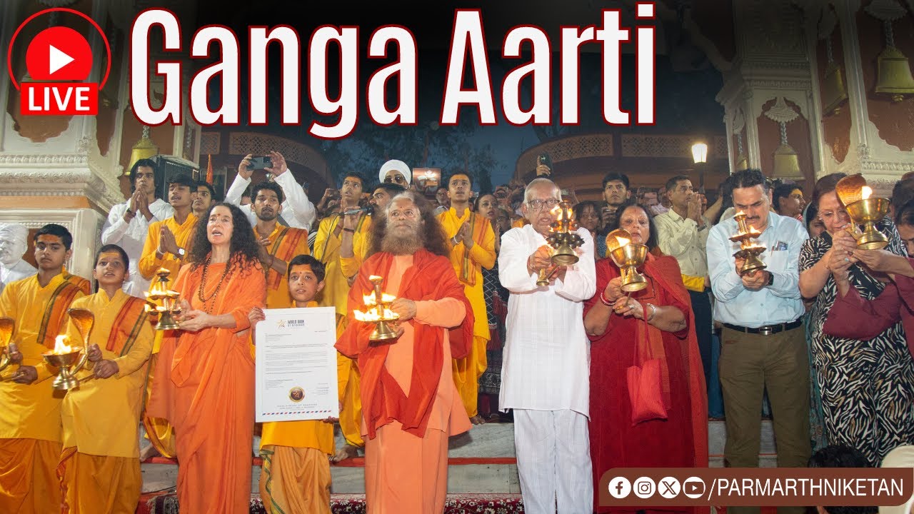 Sacred Ganga Aarti On The Holy Banks Of Mother Ganga  ||  28 Mar 2024