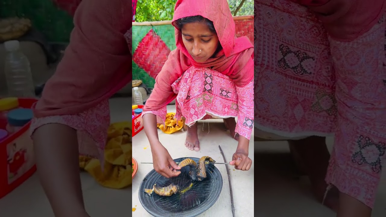 পুড়িয়ে টাকি মাছের ভর্তা 