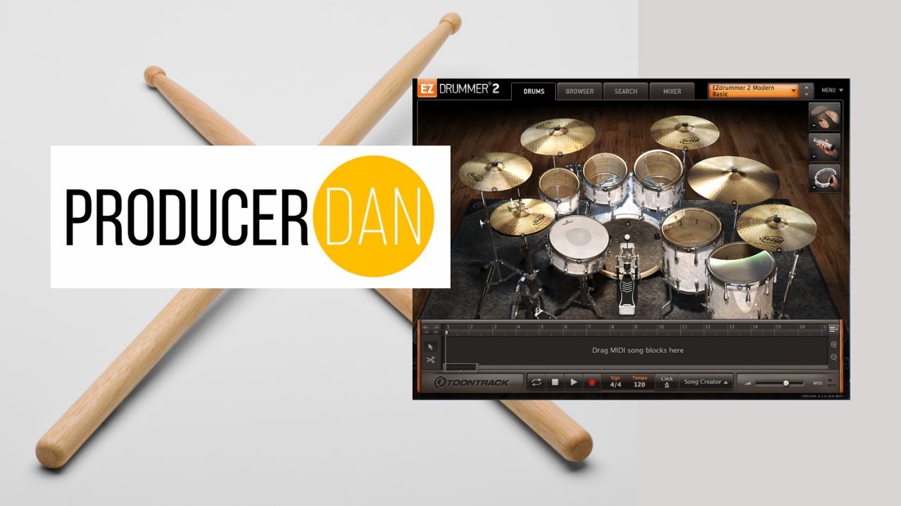 How to Use EZ Drummer 2 to Write a Song (Part 1) Using Song Creator