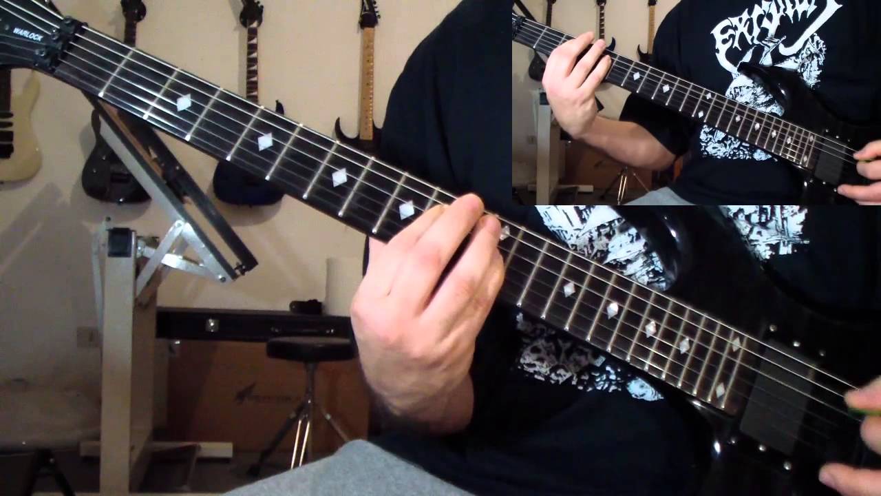 Slayer - Necrophiliac (guitar cover)