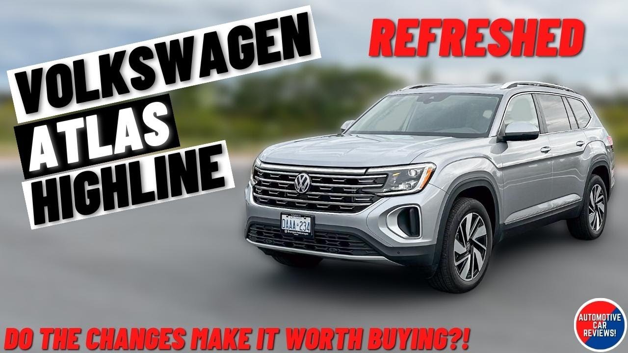 REFRESHED 2024 VOLKSWAGEN ATLAS HIGHLINE! | *Full Walkaround Review* | Finally Worth Buying Now?!