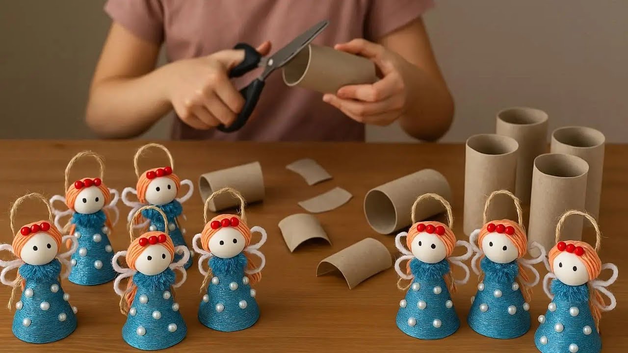 Don't throw away those toilet paper rolls! I made 20 and sold them all #craft #diy 