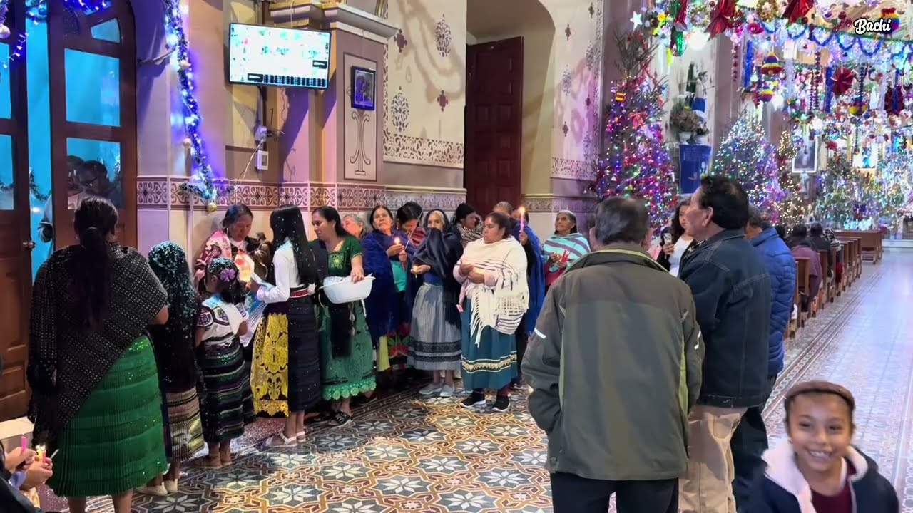 Las POSADAS DÍA 6 (EN MI PUEBLO SANTIAGO AZAJO)!!! Pueblo PURÉPECHA…