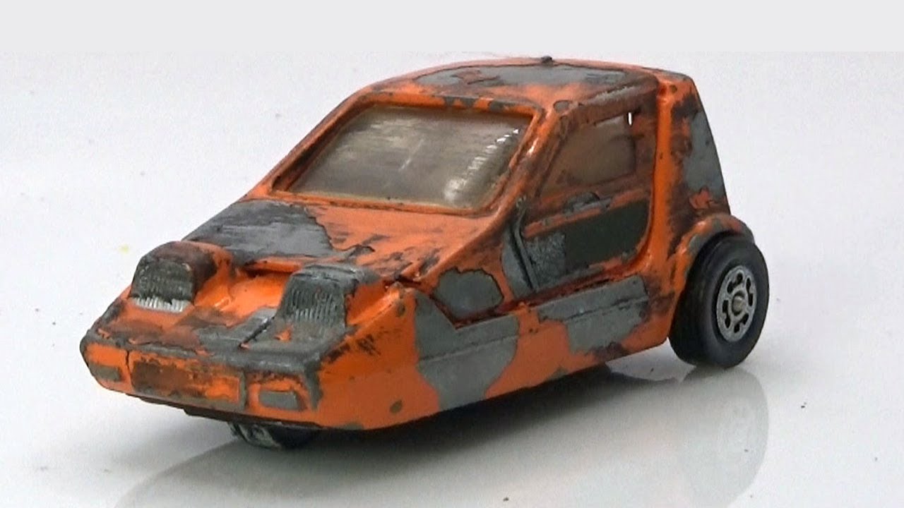 Corgi Bond Bug 700ES. Реставрация трёхколёсной модели Whizzles 1971 года. Очень редкая.