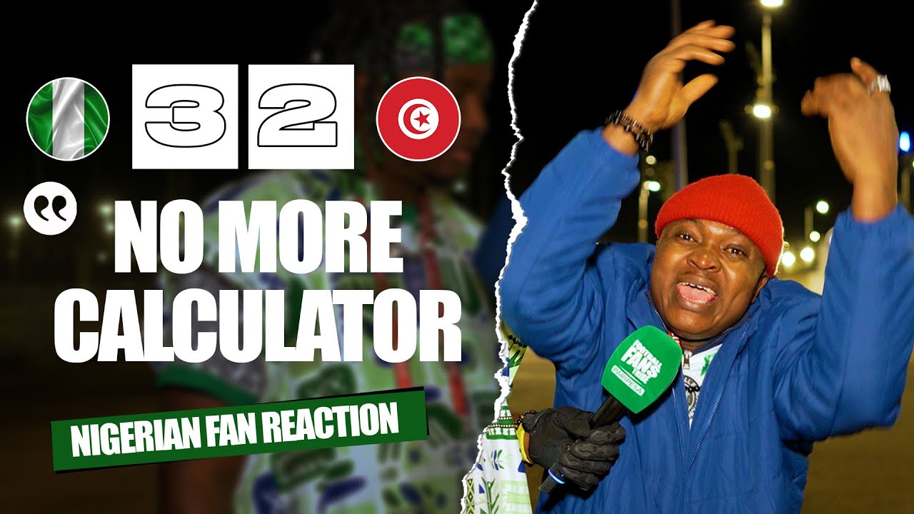 NIGERIA 3-2 TUNISIA ( Henry - NIGERIAN FAN REACTION) AFCON 2025
